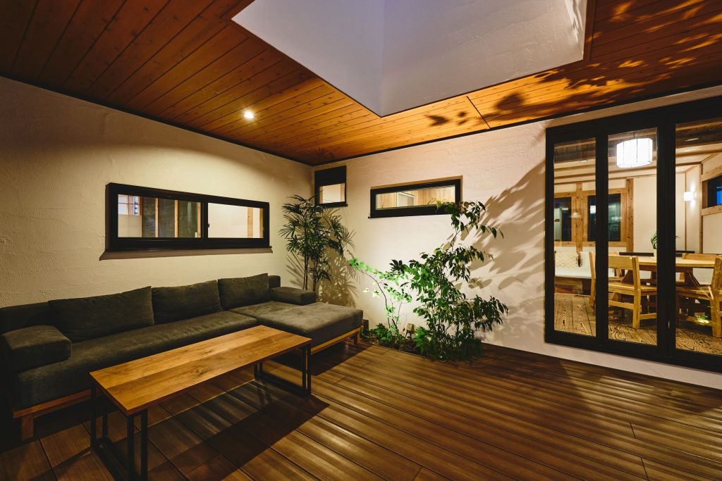 平屋だけの展示場。