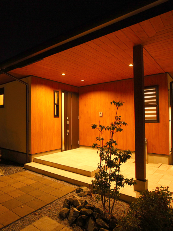 【薩摩川内モデルハウス】夜の見学会。