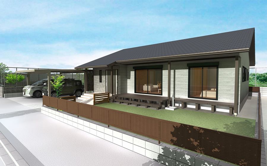 暮らしに合わせて使いやすい、充実収納の家