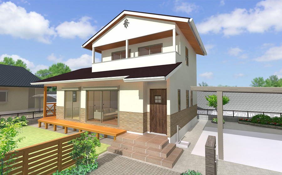 広々空間でゆったりくつろげる家