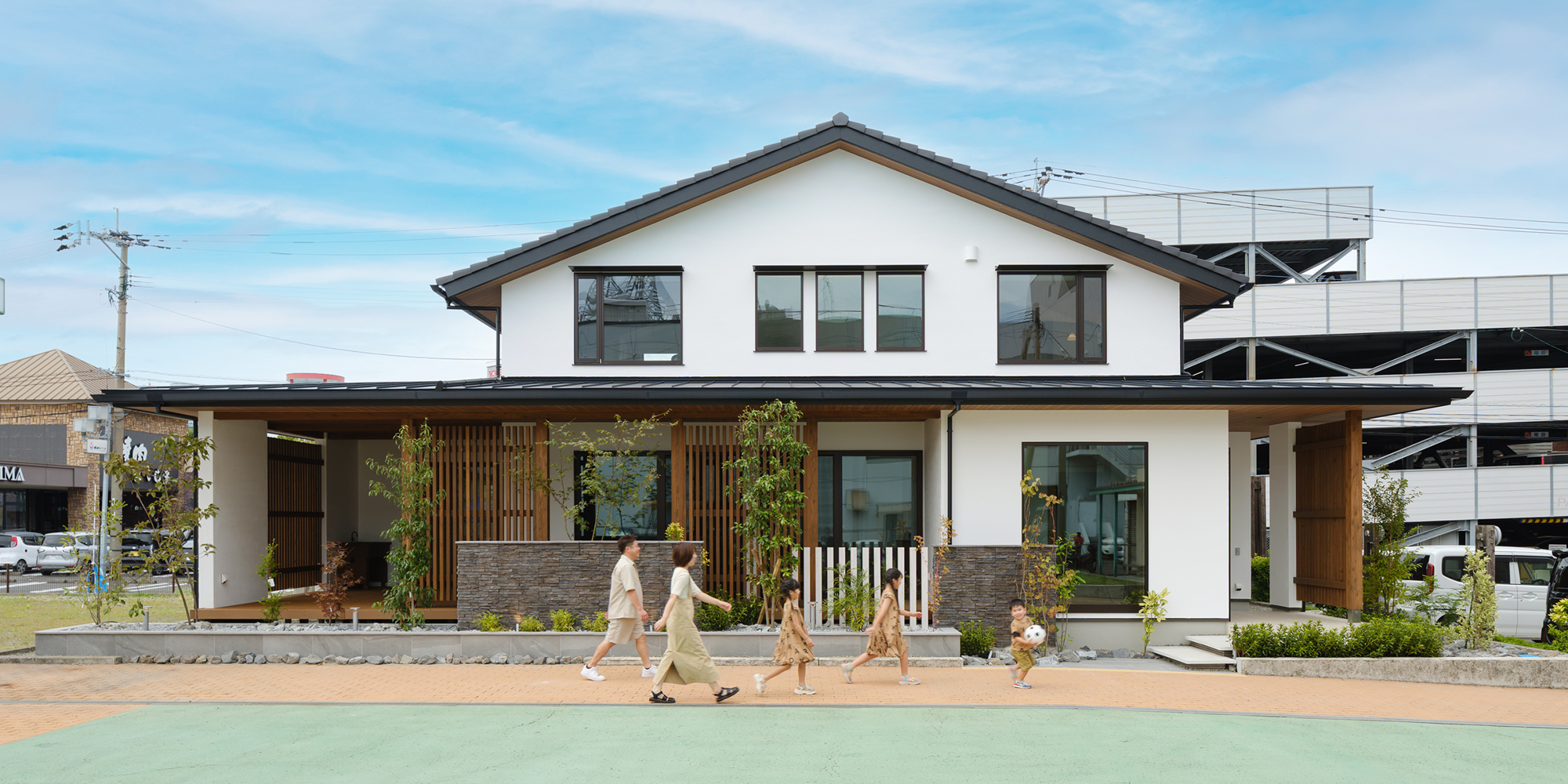 光と風に満ちる、
自然と調和する家