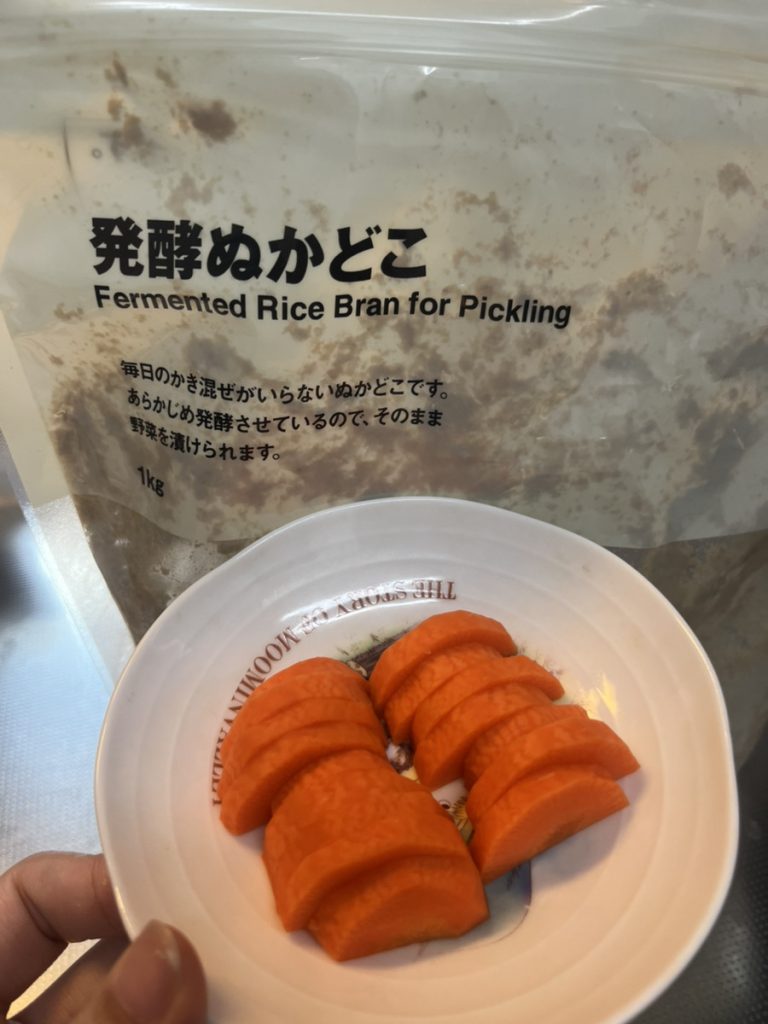 ぬか漬けデビュー
