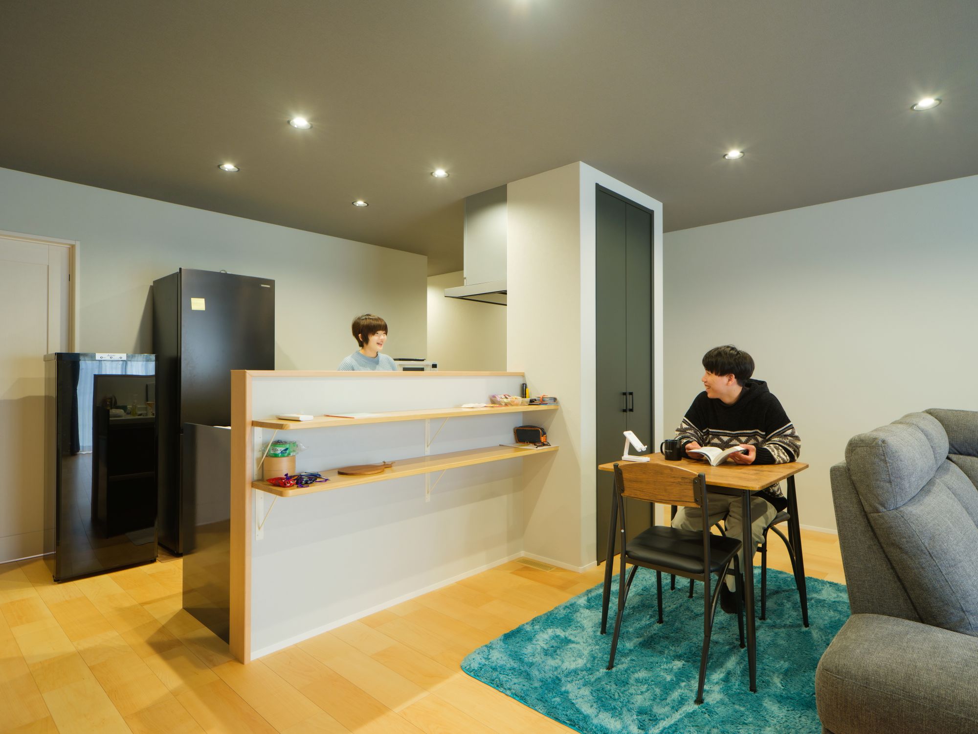 健康住宅で培われた技術で、
デザインの凝ったお家。