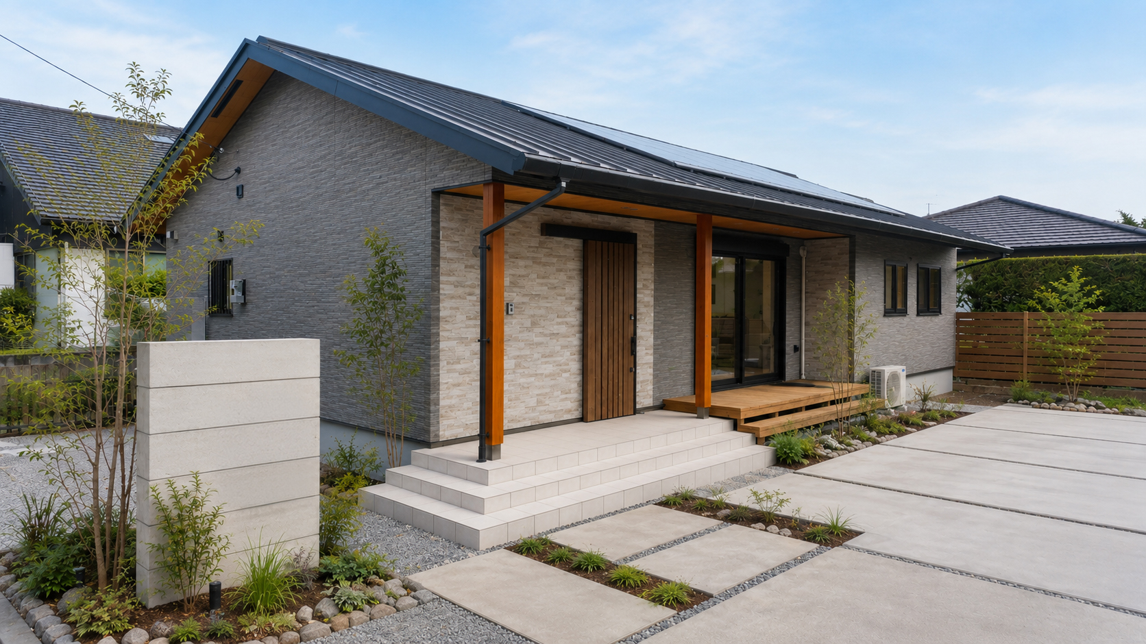 家族が自然体でいられる、本物の素材で建てた平屋
