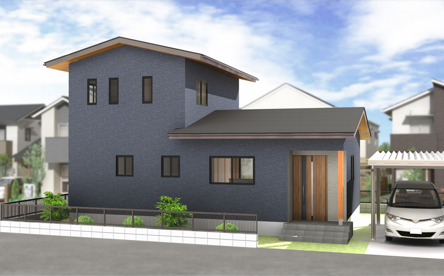 将来を考えた、1階完結型の二階建て