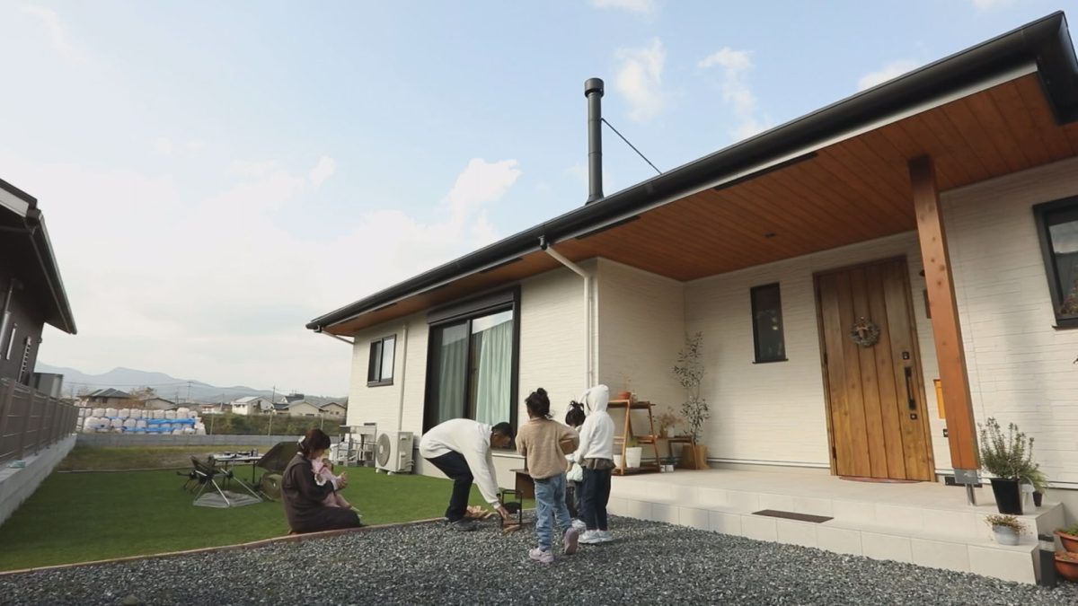 アウトドア派のご家族が生活を楽しむ健康住宅