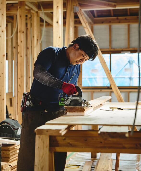 設計デザイン大工の手